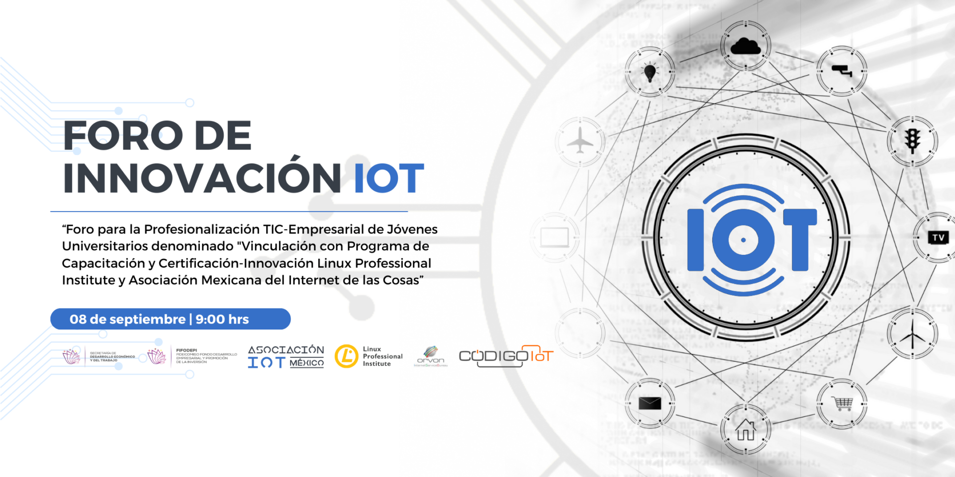 Foro De Innovaci N Iot En Cuernavaca Morelos Septiembre